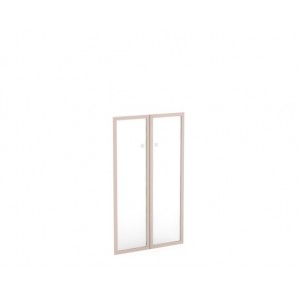 Дверь стеклянная тонированная в алюминиевом профиле 810x20x1406