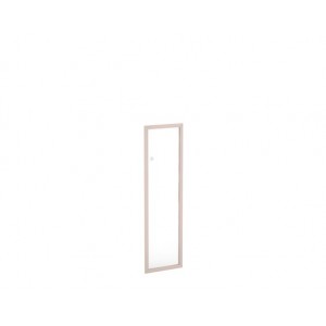 Дверь стеклянная тонированная в алюминиевом профиле 405x20x1406