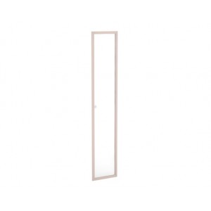 Дверь стеклянная тонированная в алюминиевом профиле 405x20x2110